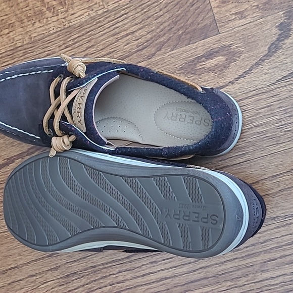 Sperry Songfish Dark Brown Suede Topsiders - Size 6 - Picture 8 of 12